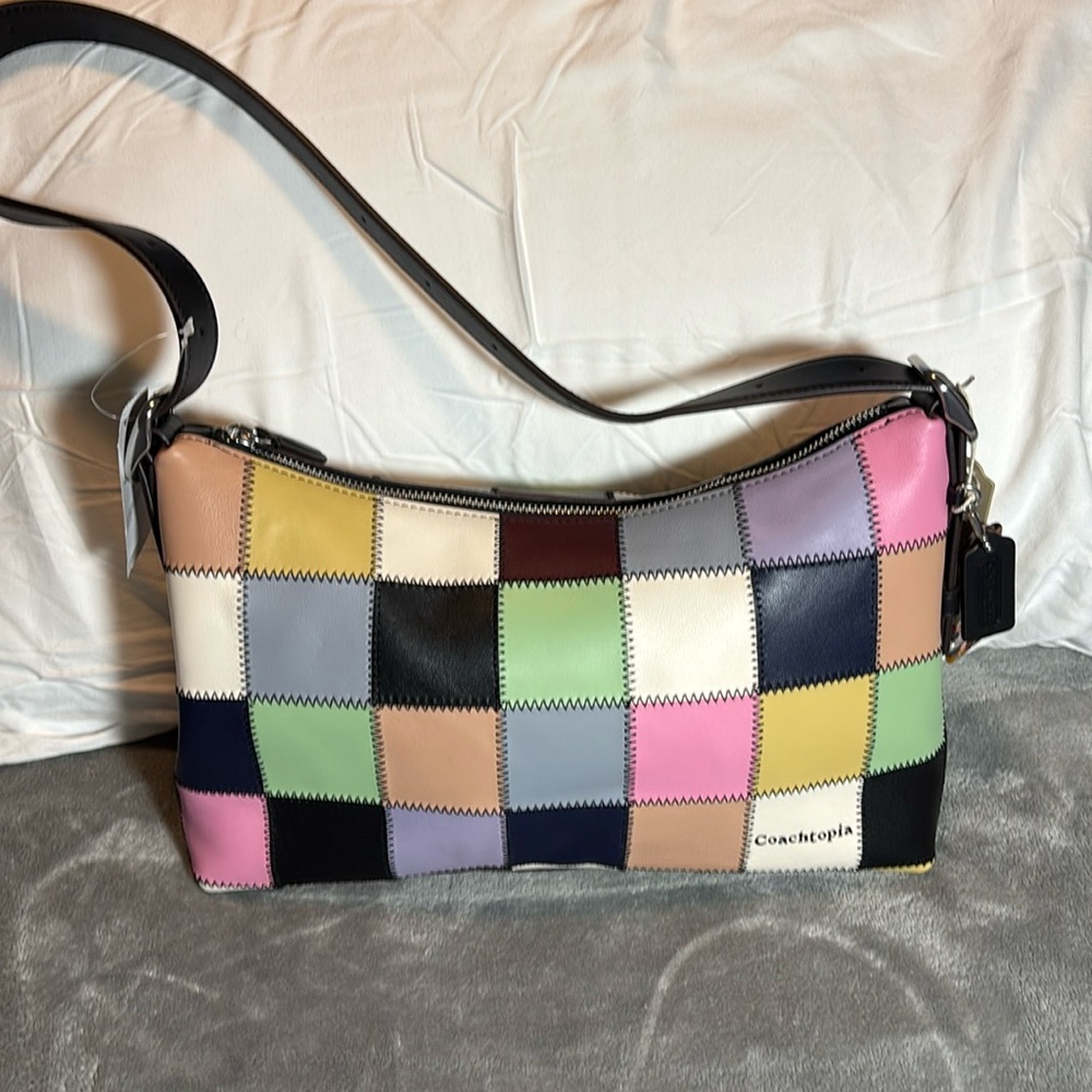 NWT Coachtopia Alter/Ego multi color patchwork handbag
